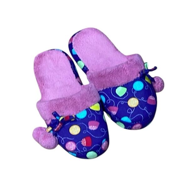 Y2K Victoria’s Secret purple gum, drop slippers, size Large - Picture 1 of 5